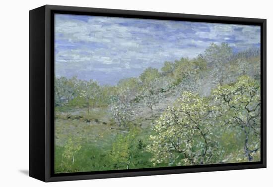 Arbres En Fleurs-Claude Monet-Framed Premier Image Canvas