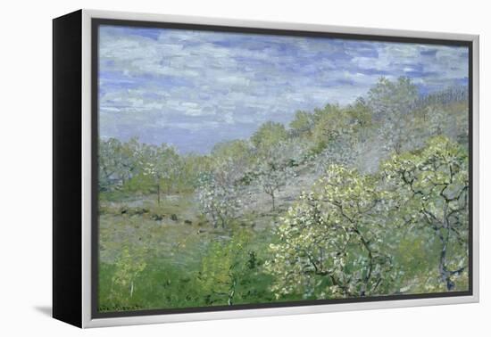 Arbres En Fleurs-Claude Monet-Framed Premier Image Canvas