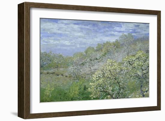 Arbres En Fleurs-Claude Monet-Framed Giclee Print