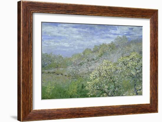Arbres En Fleurs-Claude Monet-Framed Giclee Print
