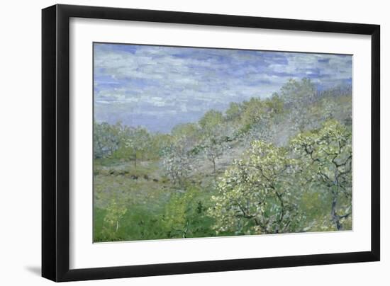 Arbres En Fleurs-Claude Monet-Framed Giclee Print