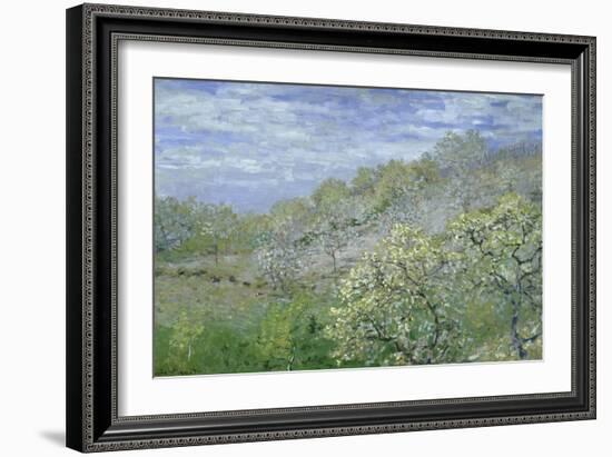 Arbres En Fleurs-Claude Monet-Framed Giclee Print