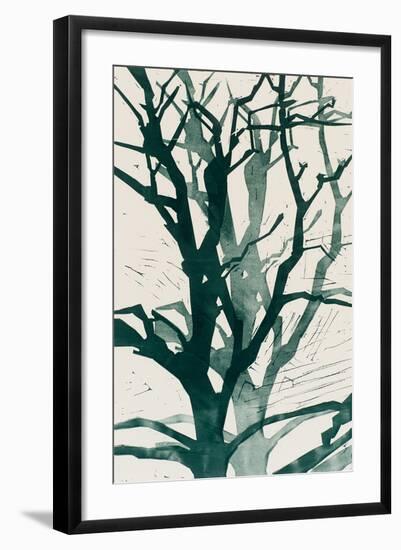 Arbres (Vert), 2015-Marie-Cecile Clause-Framed Giclee Print