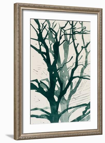 Arbres (Vert), 2015-Marie-Cecile Clause-Framed Giclee Print