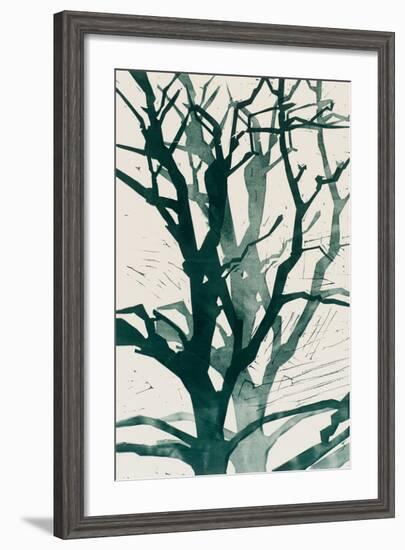 Arbres (Vert), 2015-Marie-Cecile Clause-Framed Giclee Print