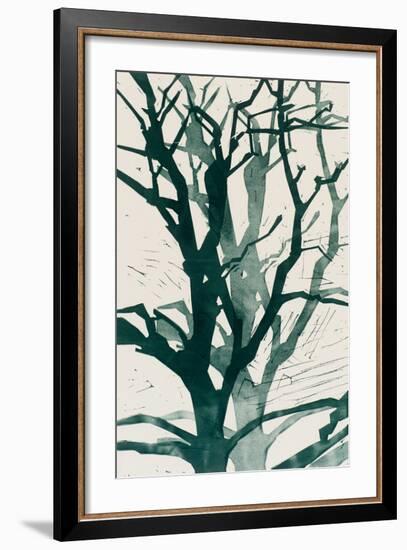 Arbres (Vert), 2015-Marie-Cecile Clause-Framed Giclee Print