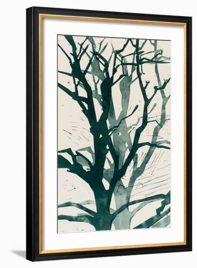 Arbres (Vert), 2015-Marie-Cecile Clause-Framed Giclee Print