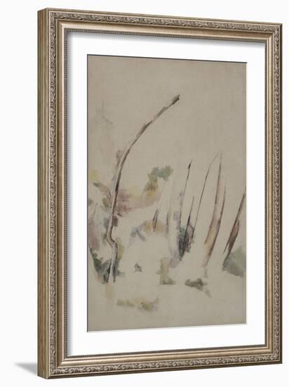 Arbres-Paul Cézanne-Framed Giclee Print