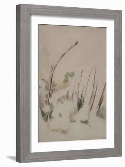 Arbres-Paul Cézanne-Framed Giclee Print