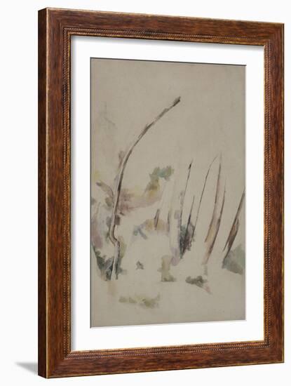 Arbres-Paul Cézanne-Framed Giclee Print