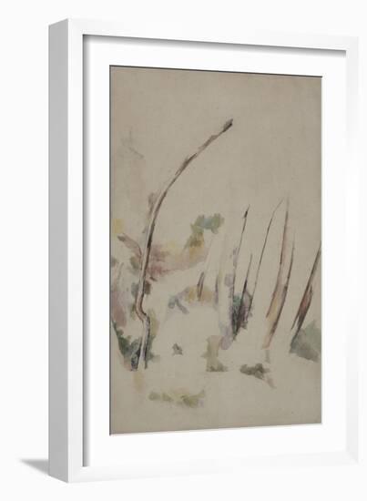 Arbres-Paul Cézanne-Framed Giclee Print