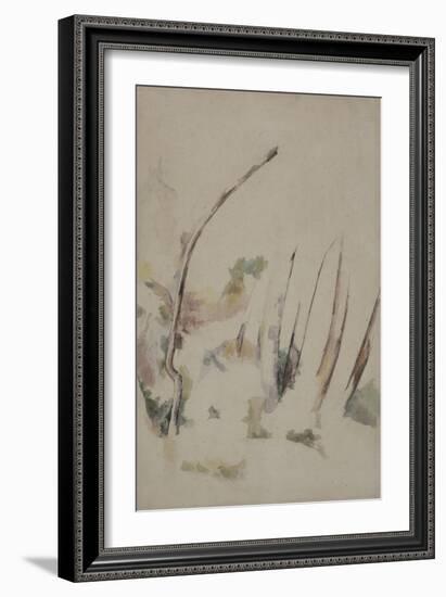 Arbres-Paul Cézanne-Framed Giclee Print
