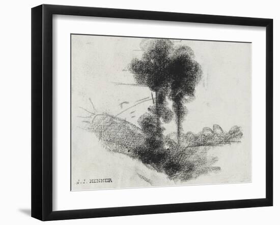 Arbres-Jean Jacques Henner-Framed Giclee Print
