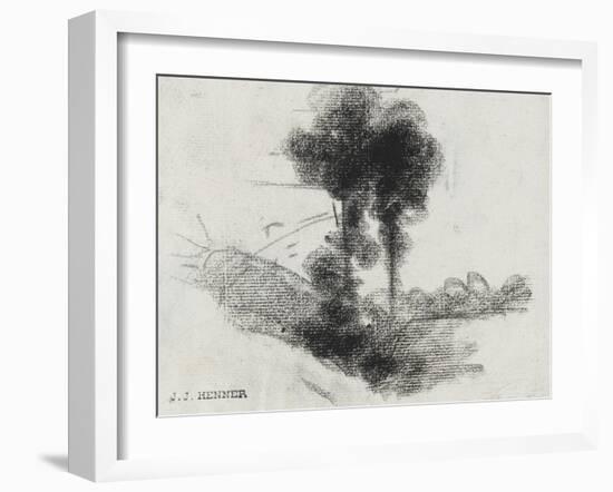 Arbres-Jean Jacques Henner-Framed Giclee Print