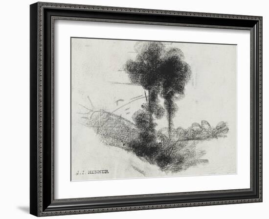Arbres-Jean Jacques Henner-Framed Giclee Print
