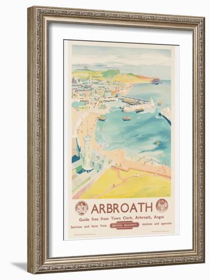 Arbroath, Poster Advertising British Railways, C.1950-English School-Framed Giclee Print