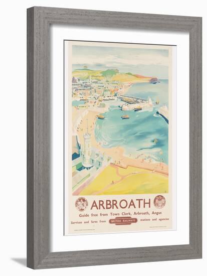 Arbroath, Poster Advertising British Railways, C.1950-English School-Framed Giclee Print