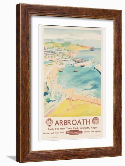 Arbroath, Poster Advertising British Railways, C.1950-English School-Framed Giclee Print