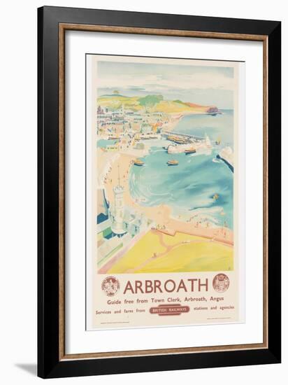 Arbroath, Poster Advertising British Railways, C.1950-English School-Framed Giclee Print