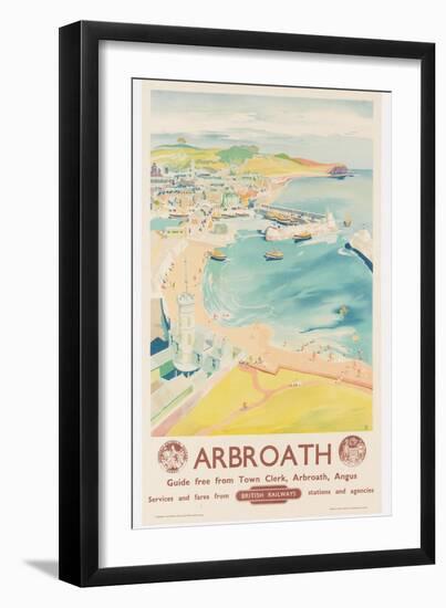 Arbroath, Poster Advertising British Railways, C.1950-English School-Framed Giclee Print