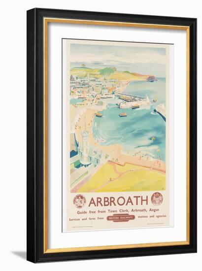 Arbroath, Poster Advertising British Railways, C.1950-English School-Framed Giclee Print