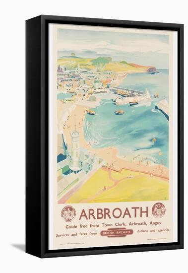 Arbroath, Poster Advertising British Railways, C.1950-English School-Framed Premier Image Canvas