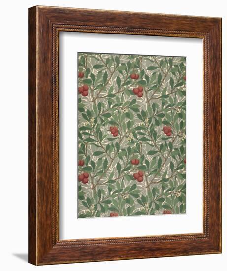 Arbutus Wallpaper Design-William Morris-Framed Giclee Print