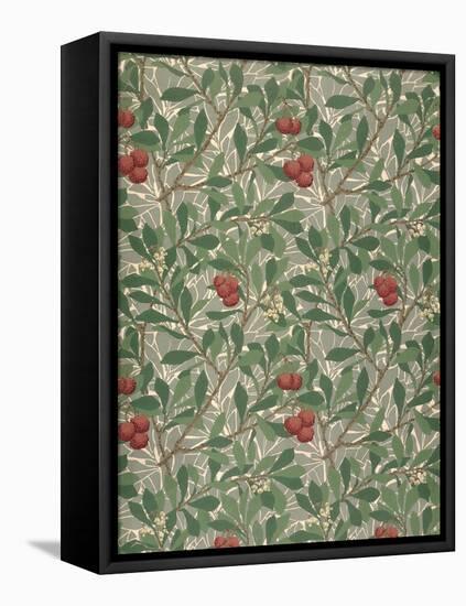 Arbutus Wallpaper Design-William Morris-Framed Premier Image Canvas