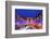 Arc De Triomphe and Xmas Decorations, Avenue Des Champs-Elysees, Paris, France-Neil Farrin-Framed Photographic Print