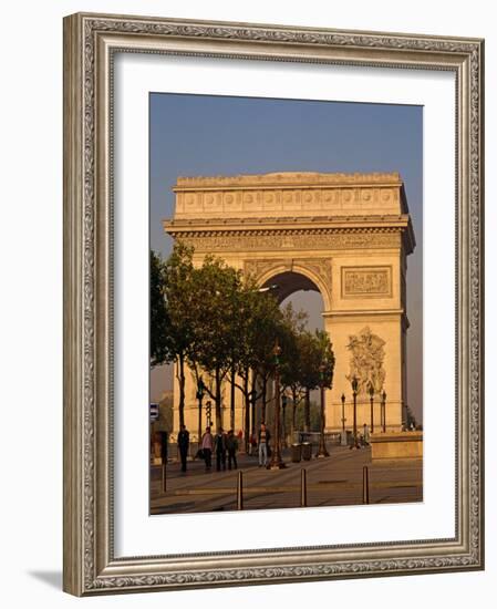 Arc De Triomphe at Dusk, Paris, France, Europe-Alain Evrard-Framed Photographic Print