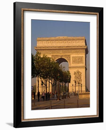 Arc De Triomphe at Dusk, Paris, France, Europe-Alain Evrard-Framed Photographic Print