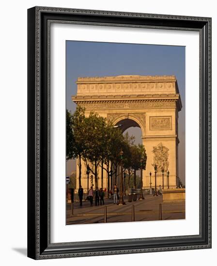 Arc De Triomphe at Dusk, Paris, France, Europe-Alain Evrard-Framed Photographic Print