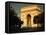 Arc De Triomphe at Dusk, Paris, France-Brent Winebrenner-Framed Premier Image Canvas