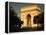 Arc De Triomphe at Dusk, Paris, France-Brent Winebrenner-Framed Premier Image Canvas