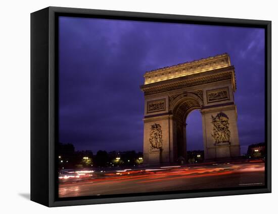 Arc de Triomphe, Champs-Elysees, Paris, France-Bill Bachmann-Framed Premier Image Canvas