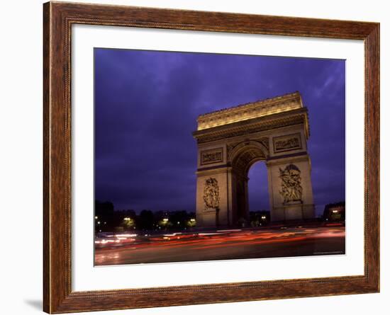 Arc de Triomphe, Champs-Elysees, Paris, France-Bill Bachmann-Framed Photographic Print