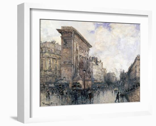 Arc De Triomphe De La Porte St-Denis, Paris, C1875-1926-Frank Myers Boggs-Framed Giclee Print