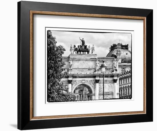 Arc De Triomphe du Carrousel, the Louvre Museum, Paris, France-Philippe Hugonnard-Framed Art Print