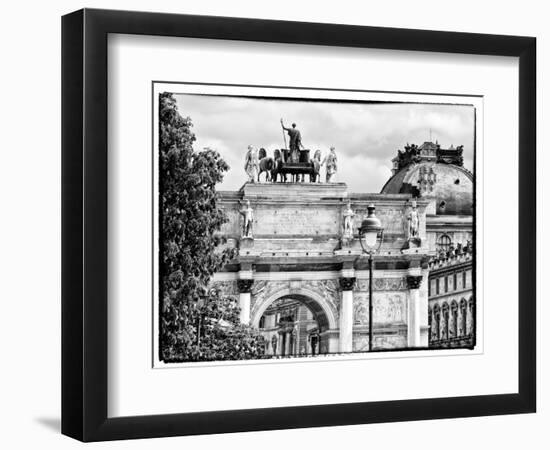 Arc De Triomphe du Carrousel, the Louvre Museum, Paris, France-Philippe Hugonnard-Framed Art Print