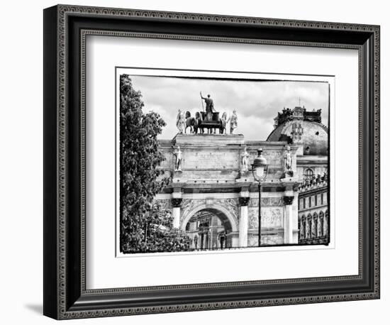 Arc De Triomphe du Carrousel, the Louvre Museum, Paris, France-Philippe Hugonnard-Framed Art Print