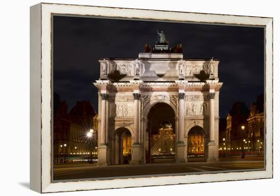 Arc de Triomphe du Carrousel-Michael Blanchette Photography-Framed Premier Image Canvas