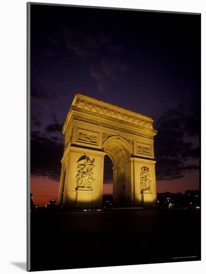 Arc de Triomphe in Paris, France-David Barnes-Mounted Photographic Print