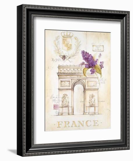 Arc De Triomphe Lilacs-Angela Staehling-Framed Premium Giclee Print