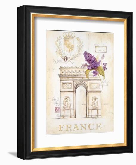 Arc De Triomphe Lilacs-Angela Staehling-Framed Premium Giclee Print