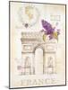 Arc De Triomphe Lilacs-Angela Staehling-Mounted Art Print