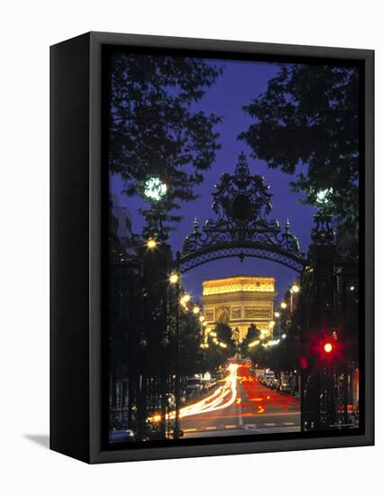 Arc de Triomphe, Paris, France-Peter Adams-Framed Premier Image Canvas