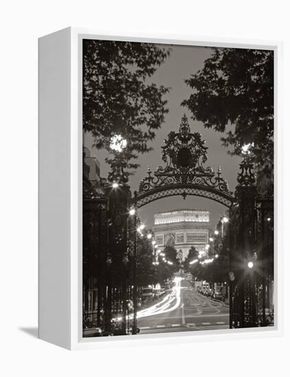 Arc de Triomphe, Paris, France-Peter Adams-Framed Premier Image Canvas