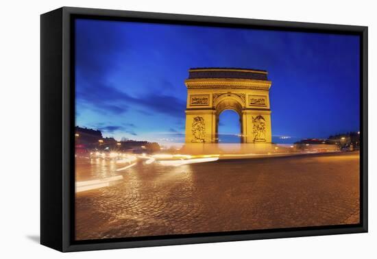 Arc de Triomphe, Paris, France-Sebastien Lory-Framed Premier Image Canvas
