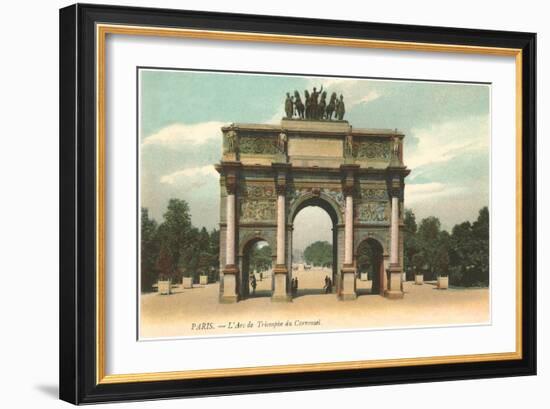 Arc de Triomphe, Paris, France-null-Framed Art Print