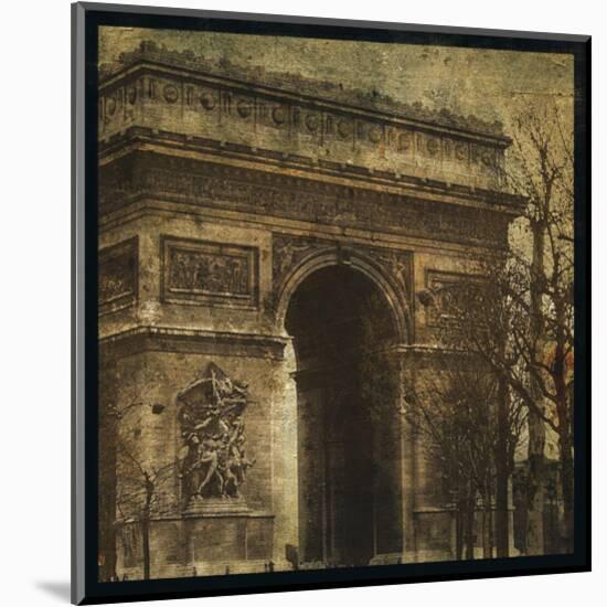 Arc de Triomphe-John W^ Golden-Mounted Art Print